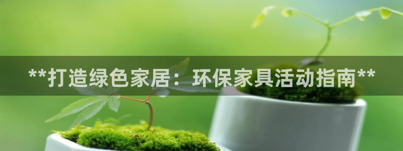 杏耀官网主管：**打造绿色家居：环保家具活动指南**