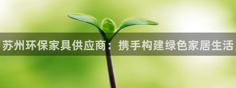 杏耀平台怎么注册：苏州环保家具供应商：携手构建绿色家居生活