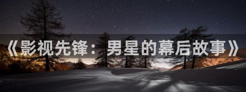 开心影院免费观看：《影视先锋：男星的幕后故事》